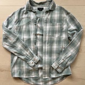 Blue/Teal Cotton On Flannel Shirt